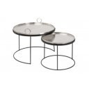 ORIENTAL keleties lerakóasztal szett - ezüst