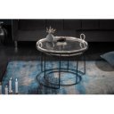 ORIENTAL keleties lerakóasztal szett - ezüst