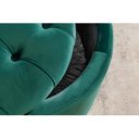 MODERN BAROCK modern bársony puff/tároló - 50cm - zöld