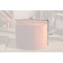 MODERN BAROCK modern bársony puff/tároló - 50cm - narancs