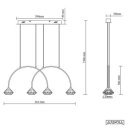 TIFFANY-II exkluzív függőlámpa