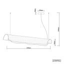 MANTLE design akril függőlámpa