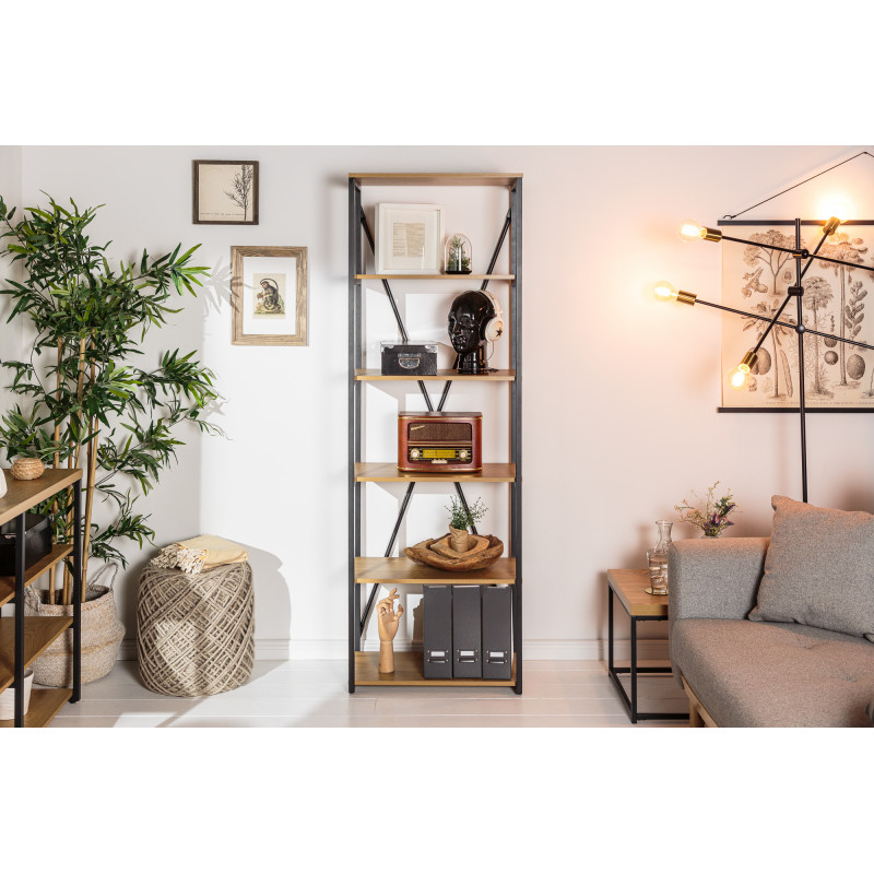 STUDIO modern polc - tölgy dekor