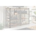 STUDIO - II modern polc - tölgy dekor