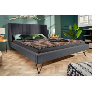 LA BEAUTE modern ágykeret - 160cm - antracit