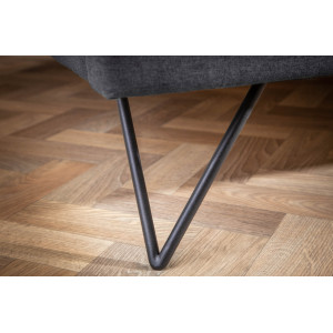 LA BEAUTE modern ágykeret - 160cm - antracit