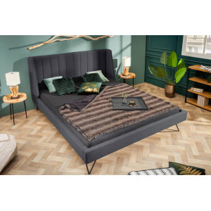 LA BEAUTE modern ágykeret - 160cm - antracit INVICTA
