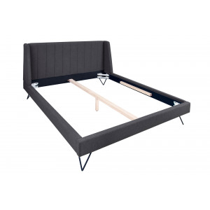 LA BEAUTE modern ágykeret - 160cm - antracit