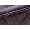 EUPHORIA modern bársony forgószék - szürke