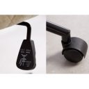 EUPHORIA modern bársony forgószék - beige