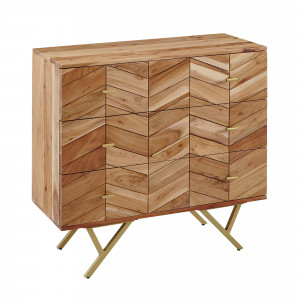 CLASS modern akác komód - 90cm