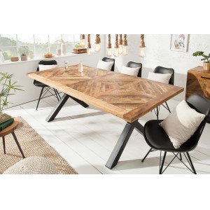 INFINITY tömör mangófa étkezőasztal - 160cm Étkezőasztalok