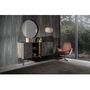 NIKHITA - design tömör mangófa komód