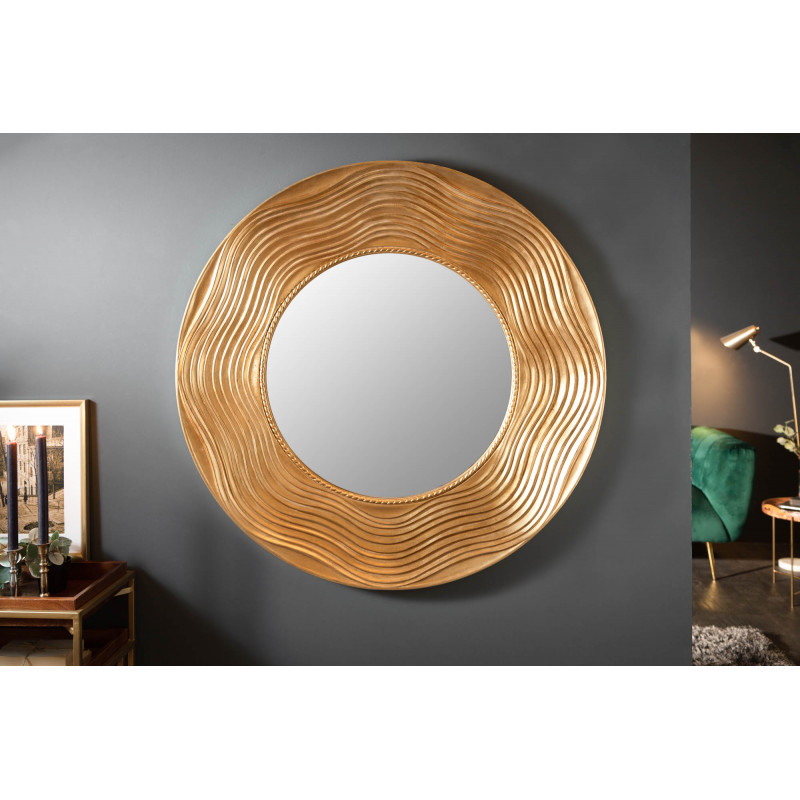 CIRCLE modern tükör - 100cm - arany