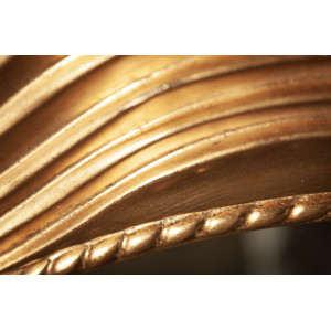 CIRCLE modern tükör - 100cm - arany