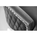 LION exkluzív bársony szék - szürke