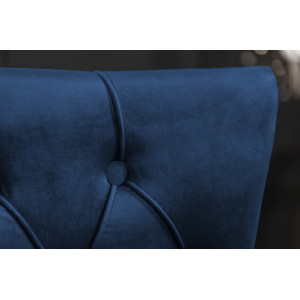 LION exkluzív bársony szék - kék