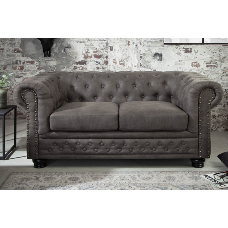 CHESTER II design 2 személyes kanapé - vintage taupe