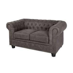 CHESTER II design 2 személyes kanapé - vintage taupe