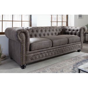 CHESTER II design 3 személyes kanapé - vintage taupe