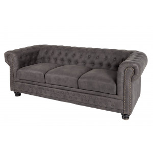 CHESTER II design 3 személyes kanapé - vintage taupe