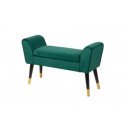 SCARLETT design bársony ülőpad - smaragd