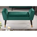 SCARLETT design bársony ülőpad - smaragd