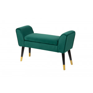 SCARLETT design bársony ülőpad - smaragd