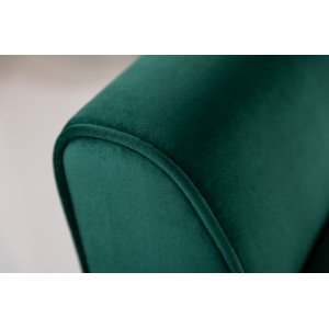 SCARLETT design bársony ülőpad - smaragd