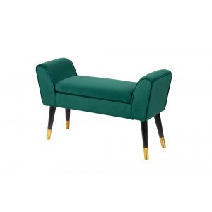 SCARLETT design bársony ülőpad - smaragd