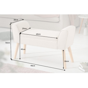 SCARLETT design ülőpad - beige