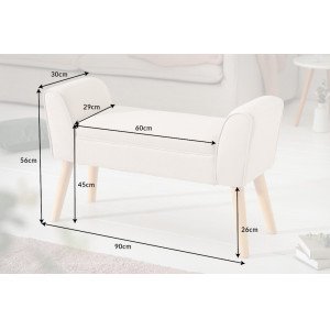 SCARLETT design ülőpad - beige