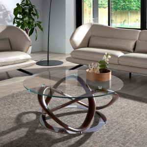 RHIZOMA luxus dohányzóasztal - 100cm