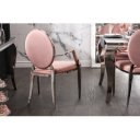 MODERN BAROCK luxus karfás szék  - mályva