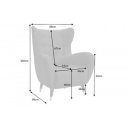 DON design fotel - zöld