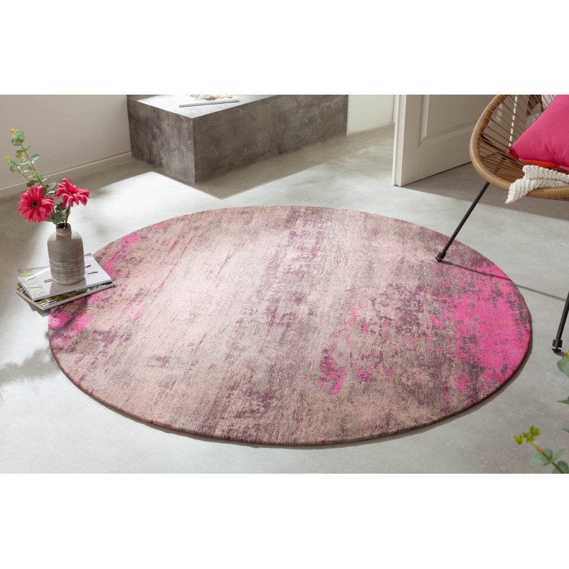 MODERN ART  kerek szőnyeg - 150cm - pink