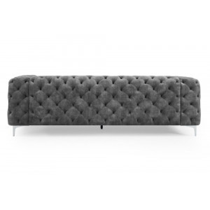 MAGNOLIA design bársony kanapé - antracit
