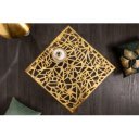 ABSTRACT design fém dohányzóasztal - 60cm - arany