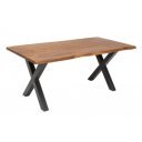 MAMMUT II - X tömör akác étkezőasztal 180/200/240cm
