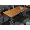 MAMMUT II - X tömör akác étkezőasztal 180/200/240cm