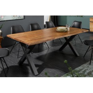 MAMMUT II - X tömör akác étkezőasztal 160/180/200/240cm Étkezőasztalok