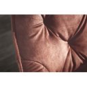 MILAN modern bársony szék - barna