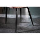 MILAN modern bársony szék - barna