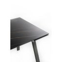 DYLAN MARBLE design bővíthető étkezőasztal - kerámia- 140-200cm - sötét márvány