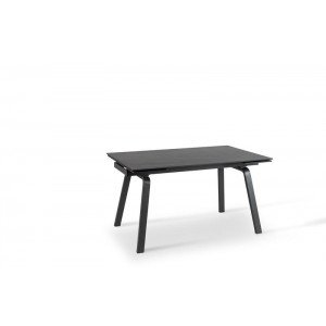 DYLAN MARBLE design bővíthető étkezőasztal - kerámia- 140-200cm - sötét márvány