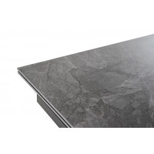DYLAN MARBLE design bővíthető étkezőasztal - kerámia- 140-200cm - szürke márvány