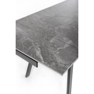 DYLAN MARBLE design bővíthető étkezőasztal - kerámia- 140-200cm - szürke márvány