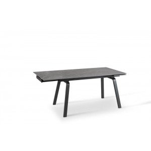DYLAN MARBLE design bővíthető étkezőasztal - kerámia- 140-200cm - szürke márvány