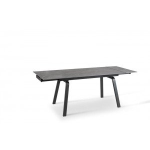 DYLAN MARBLE design bővíthető étkezőasztal - kerámia- 140-200cm - szürke márvány