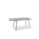 DYLAN MARBLE design bővíthető étkezőasztal - kerámia- 140-200cm - fehér márvány